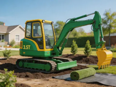 John Deere 35G mini excavator