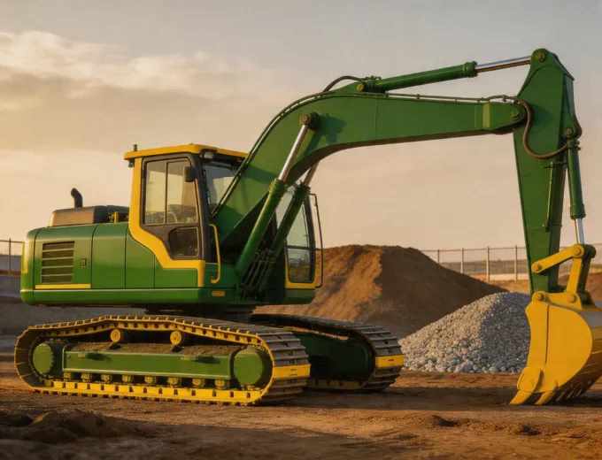 John Deere excavator