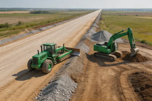 Road construction