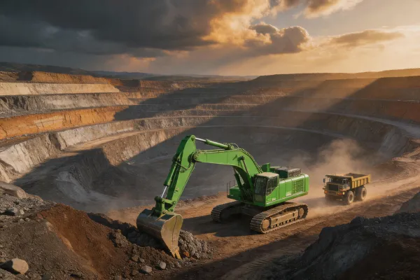 Mining excavator